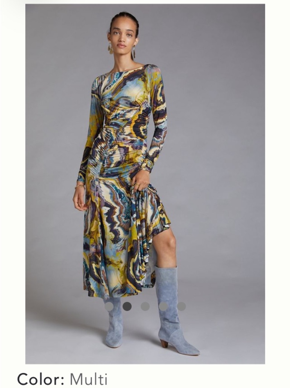 Anthropologie Beatrice Italia European size 42, US 12/14 unique design dress.